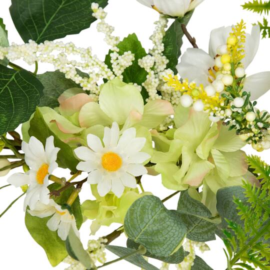 5ft. Hydrangea & Eucalyptus Artificial Floral Spring Garland
